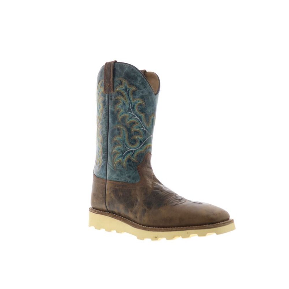 Jama Old West Mens BSM1901 Brown Boots (NWT) - Picture 2 of 7